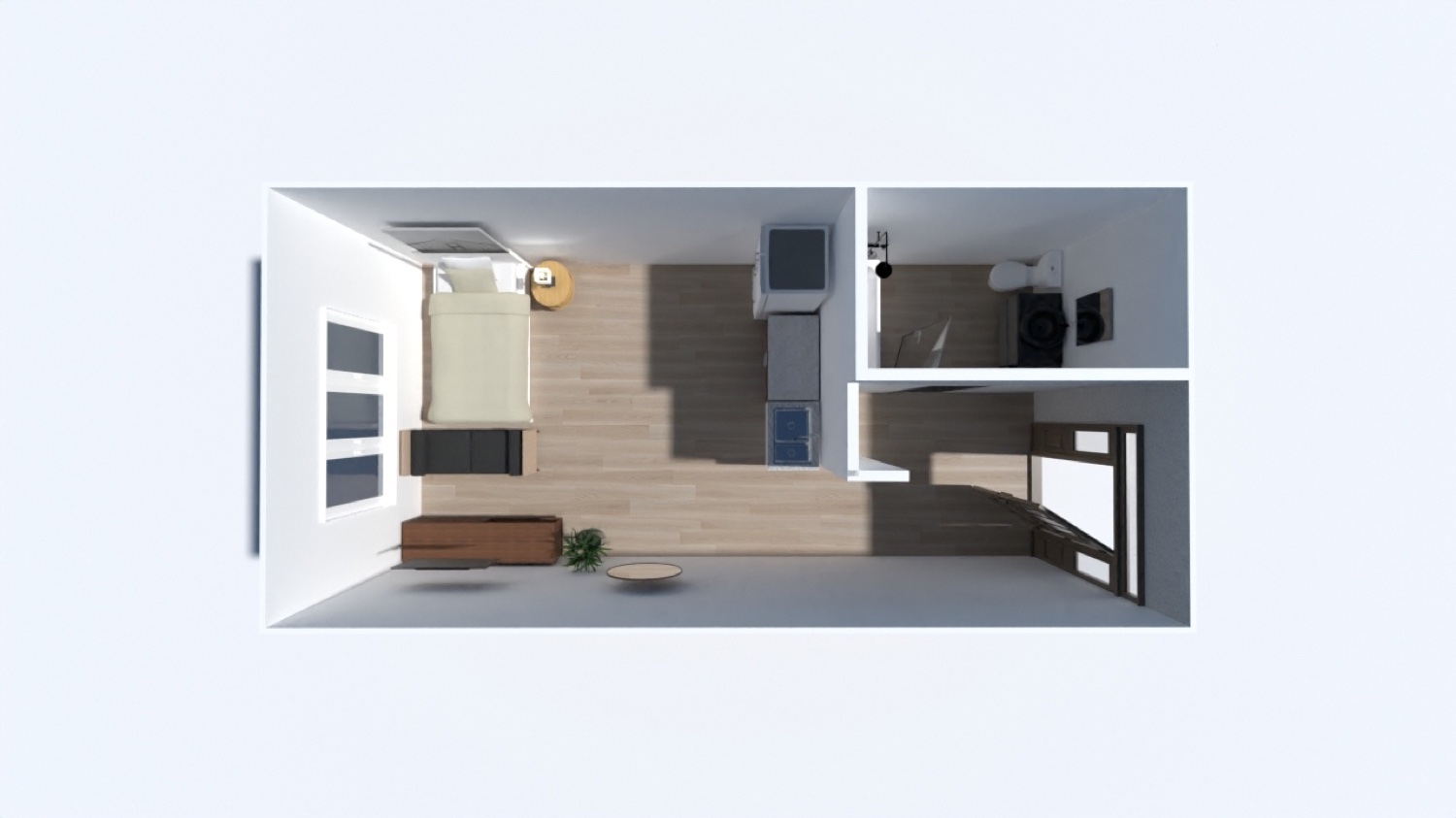 Studio floor plan S2
